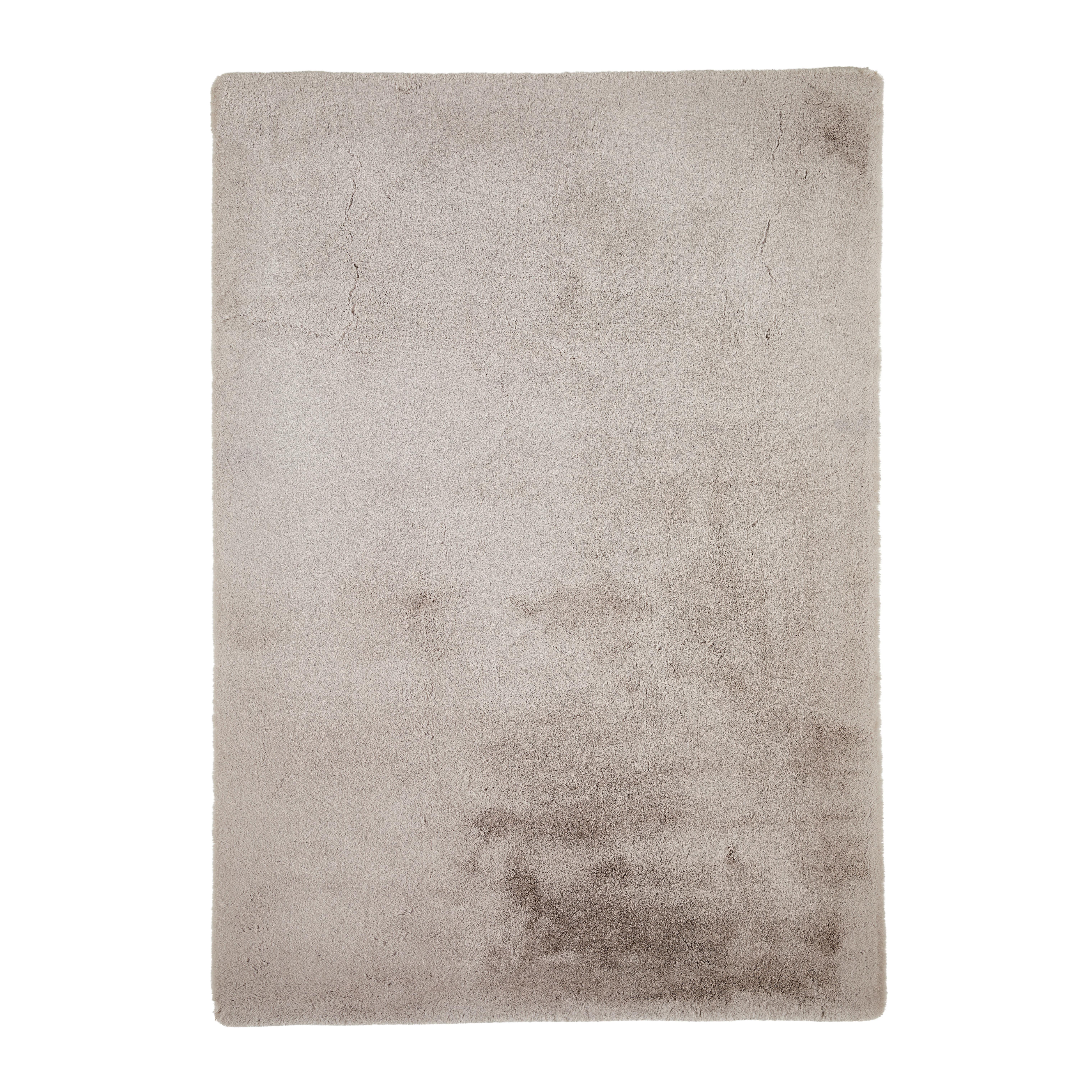 DYWAN Z WYSOKIM RUNEM LHASA - taupe/brązowy, Konventionell, tkanina (160/230cm) - Novel