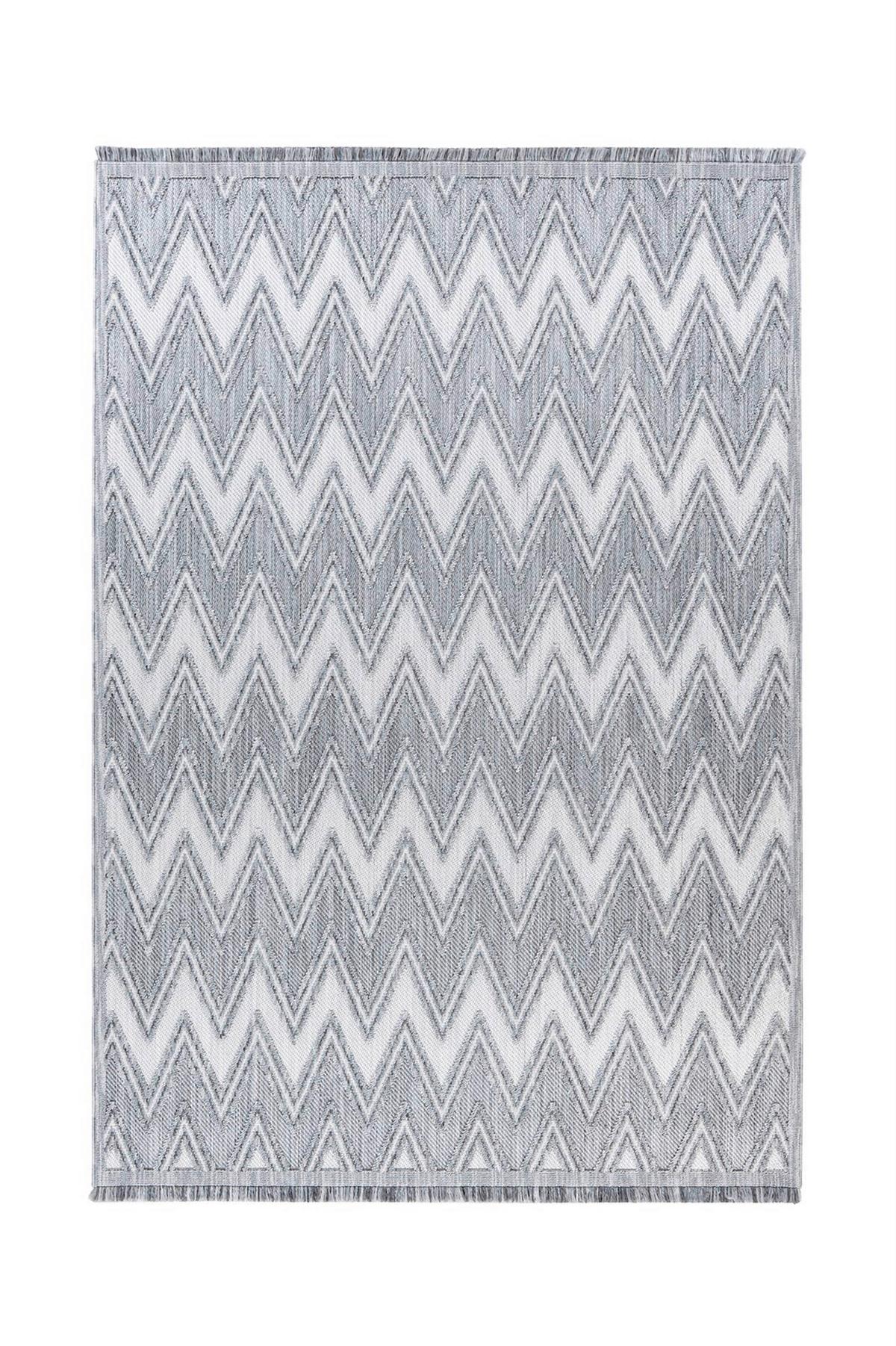 TEPPICH SARAI 225 GRAU / WEIß - Weiss/Grau, Konventionell, Textil (120/170cm) - Kayoom