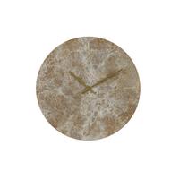 ZEGAR ŚCIENNY 7108082_MORENO - brązowy, Basics, kamień (43/3/43cm) - Light & Living