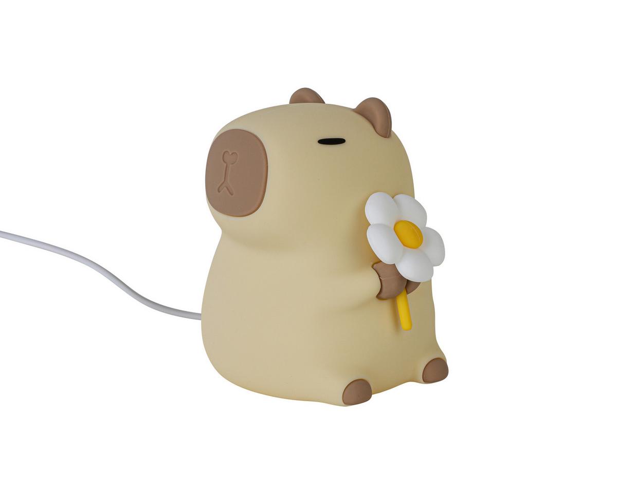 Nachtlicht Capybara Creme max. 2,5 Watt - Creme, MODERN, Kunststoff (9,2/11,1/9,1cm) - Mömax