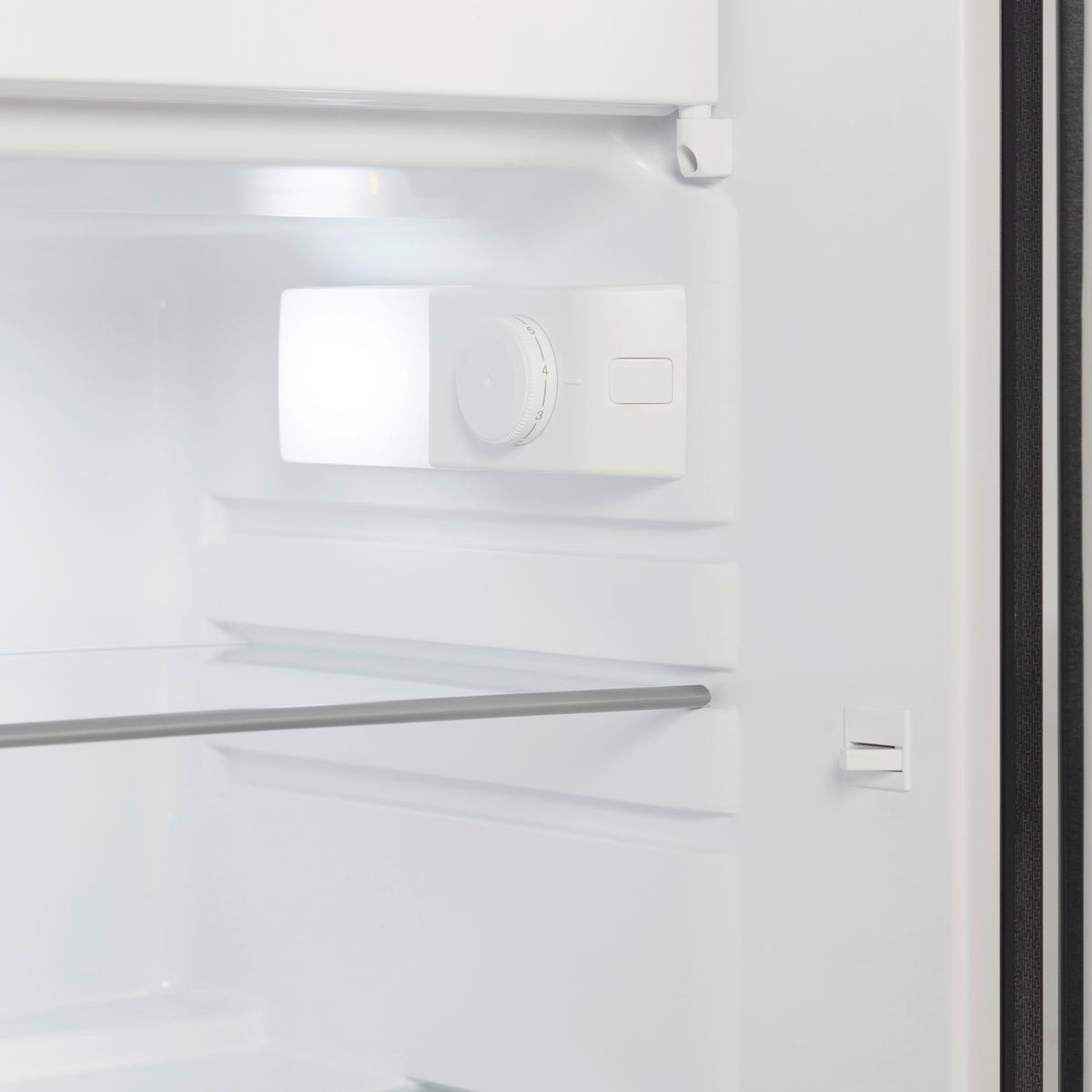 Kühlschrank SKHTMG4SSDID Schwarz - Schwarz, Basics, Glas/Metall (55/85/58cm) - Mican