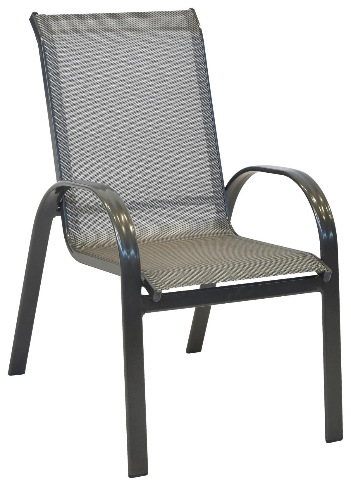 Vrtni Set Amalfi, 7-Delni, Aluminij - siva/barve grafita, Moderno, kovina/tekstil - Gardenson