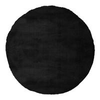 Hochflorteppich My Cha Cha - Schwarz, Basics, Textil (80cm) - Novel