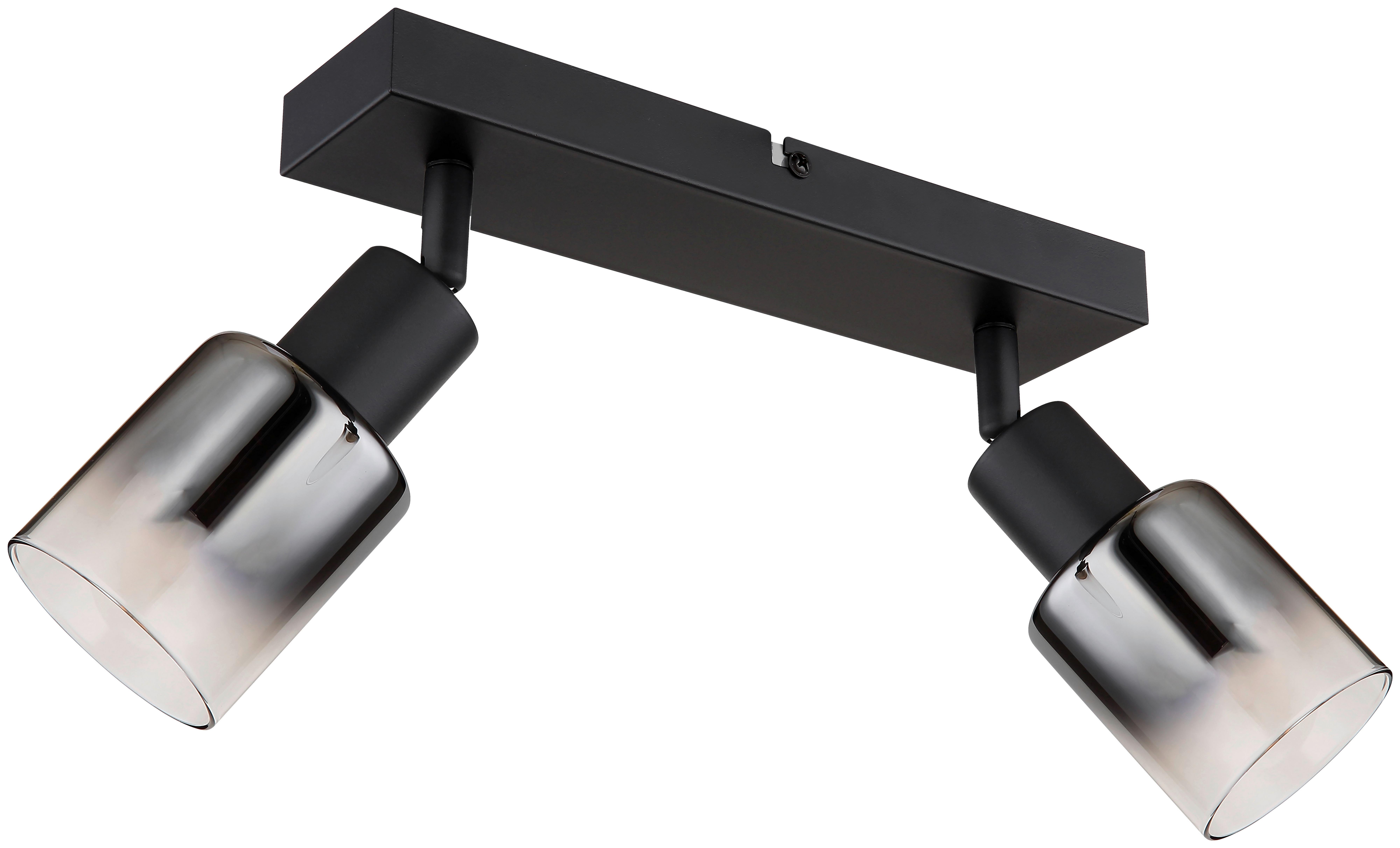 SPOTLIGHT RUDIO - svart, Modern, metall/glas (26/7/14cm) - Mömax