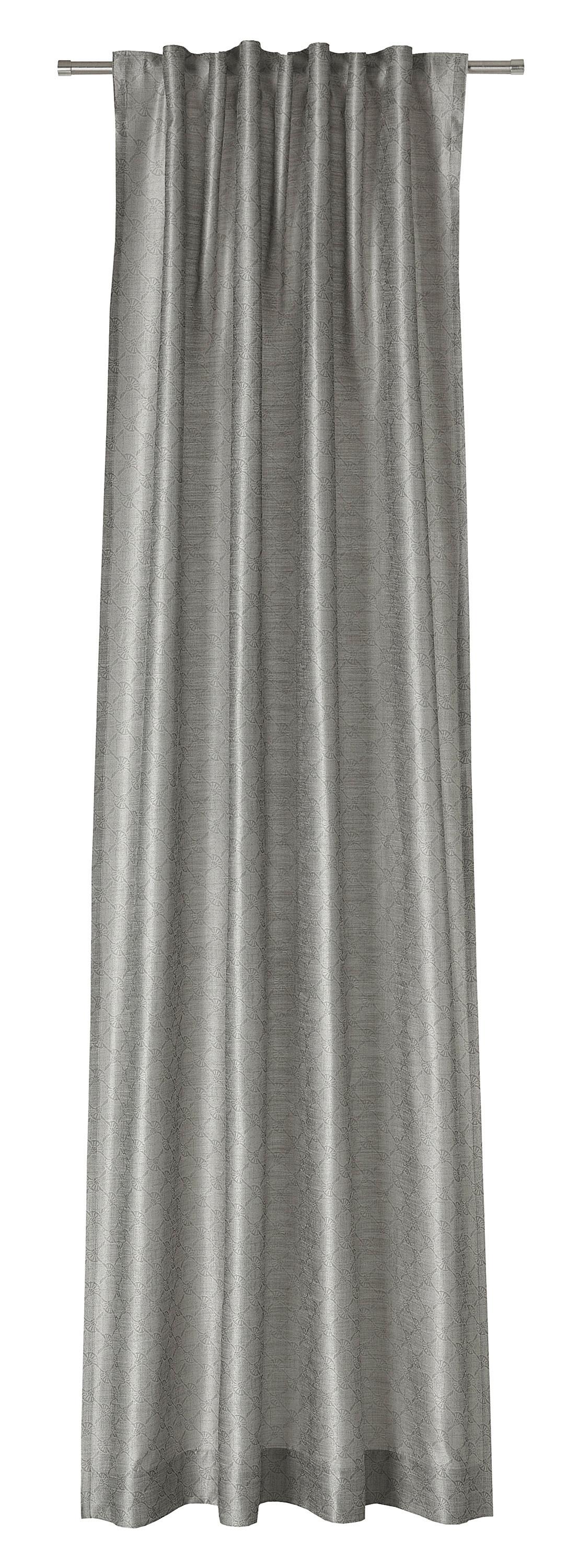 ZASŁONA DEKORACYJNA JOOP! J-SILKALLOVER - szary, Design, tkanina (130/250cm) - Joop!