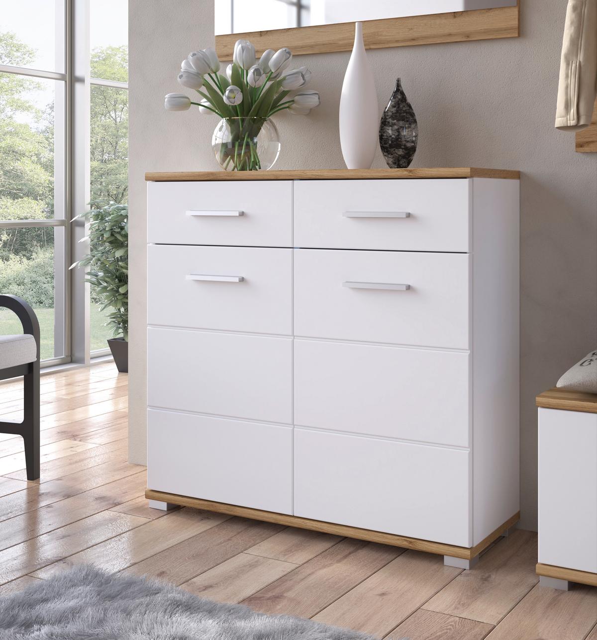Dulap pentru pantofi HOLA - Modern, material pe bază de lemn (90/88/33,5cm) - Modern Living