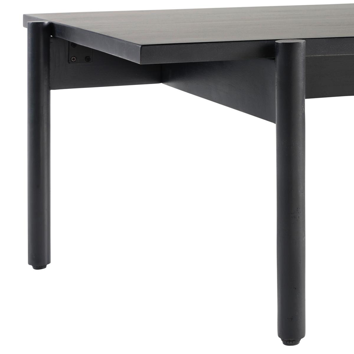 STOLIK KAWOWY PUMBA - czarny, Design, drewno (100/65/40cm) - Livetastic