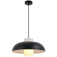 LAMPA WISZĄCA JULIE - czarny/biały, Trend, metal/szkło (38/120cm) - Collet's Monde