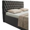 LIT REMBOURRÉ KATAR -EXKLUSIV- - noir/anthracite, KONVENTIONELL, textile (200/200cm) - Mömax