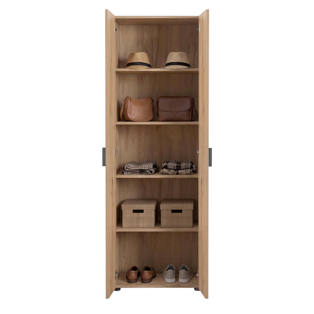 Ormar Charlie - hrast artisan, Konvencionalno, pločasti materijal/plastika (60/180/33,6cm) - Modern Living