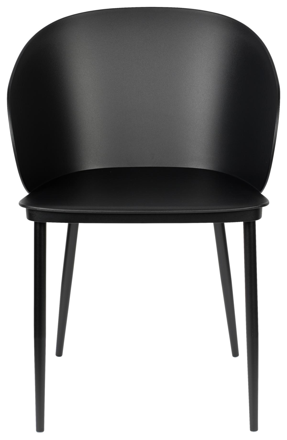 KRZESŁO GIGI - czarny, Konventionell, tworzywo sztuczne/metal (57/81/53,5cm) - Livetastic