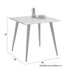 MATBORD MAX - svart/akaciefärgad, Lifestyle, metall/trä (80/76/80cm) - Zandiara
