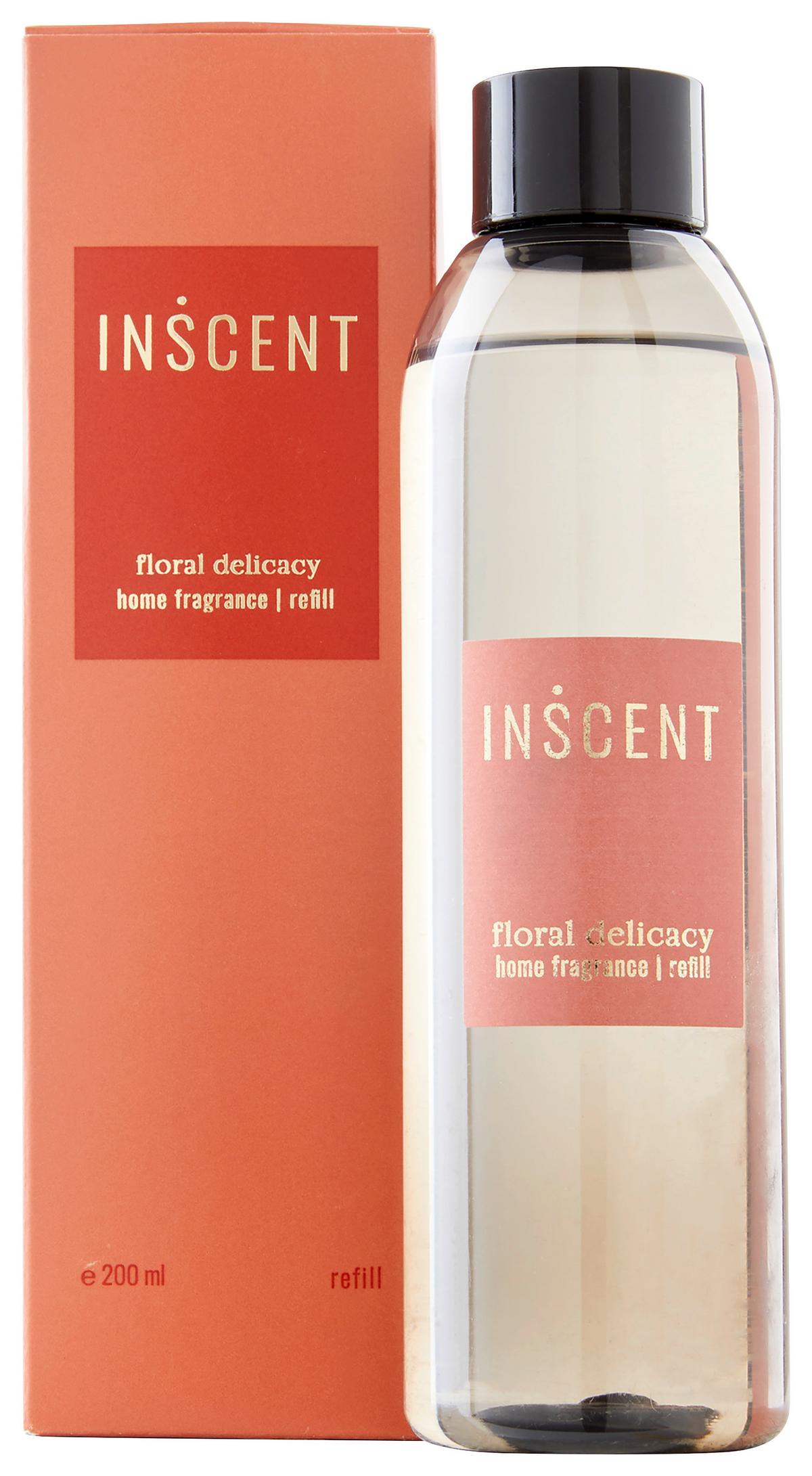 Légfrissítő Utántöltő Floral Delicacy - piros/átlátszó, Design, műanyag (0,2l) - Inscent