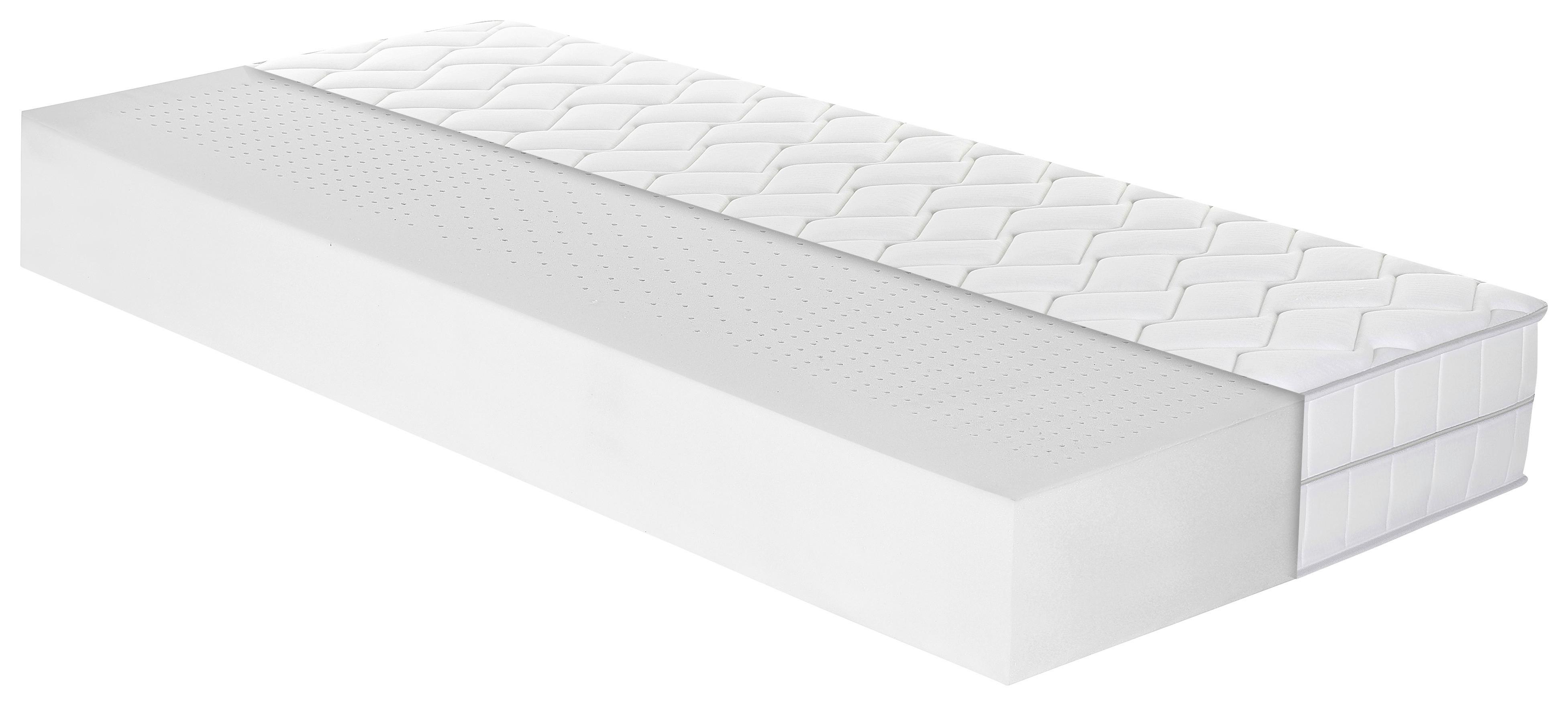 Kaltschaummatratze Air Deluxe H2/3 ca. 90x200cm - Weiß, Basics, Textil (90/200cm) - MID.YOU