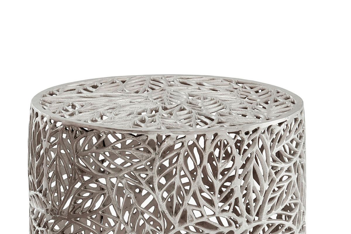 Satztisch Wl7.369 - Silberfarben, Design, Metall (41/41/42cm) - Livetastic