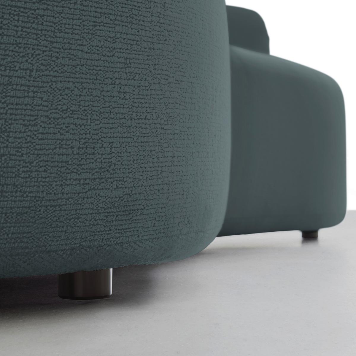 Bigsofa Leonas Anthrazit - Anthrazit/Schwarz, MODERN, Kunststoff/Textil (235/72/110cm) - Premium Living