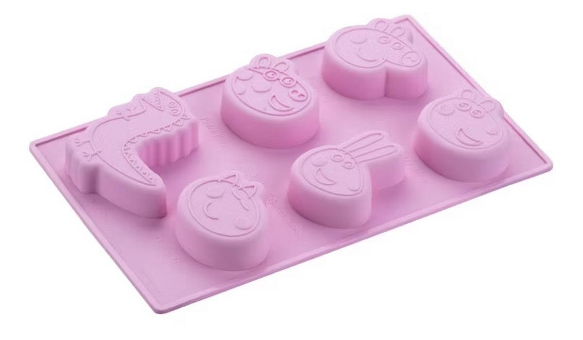 Silikonski Pekač Pujsa Pepa - pink, Trend, umetna masa (3/18/30cm) - Dr.Oetker