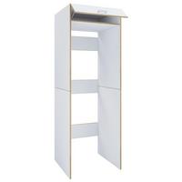 Waschmaschinenschrank Rislo - Honigeiche/Weiss, Trend, Holzwerkstoff/Kunststoff (67/200/68cm) - MID.YOU