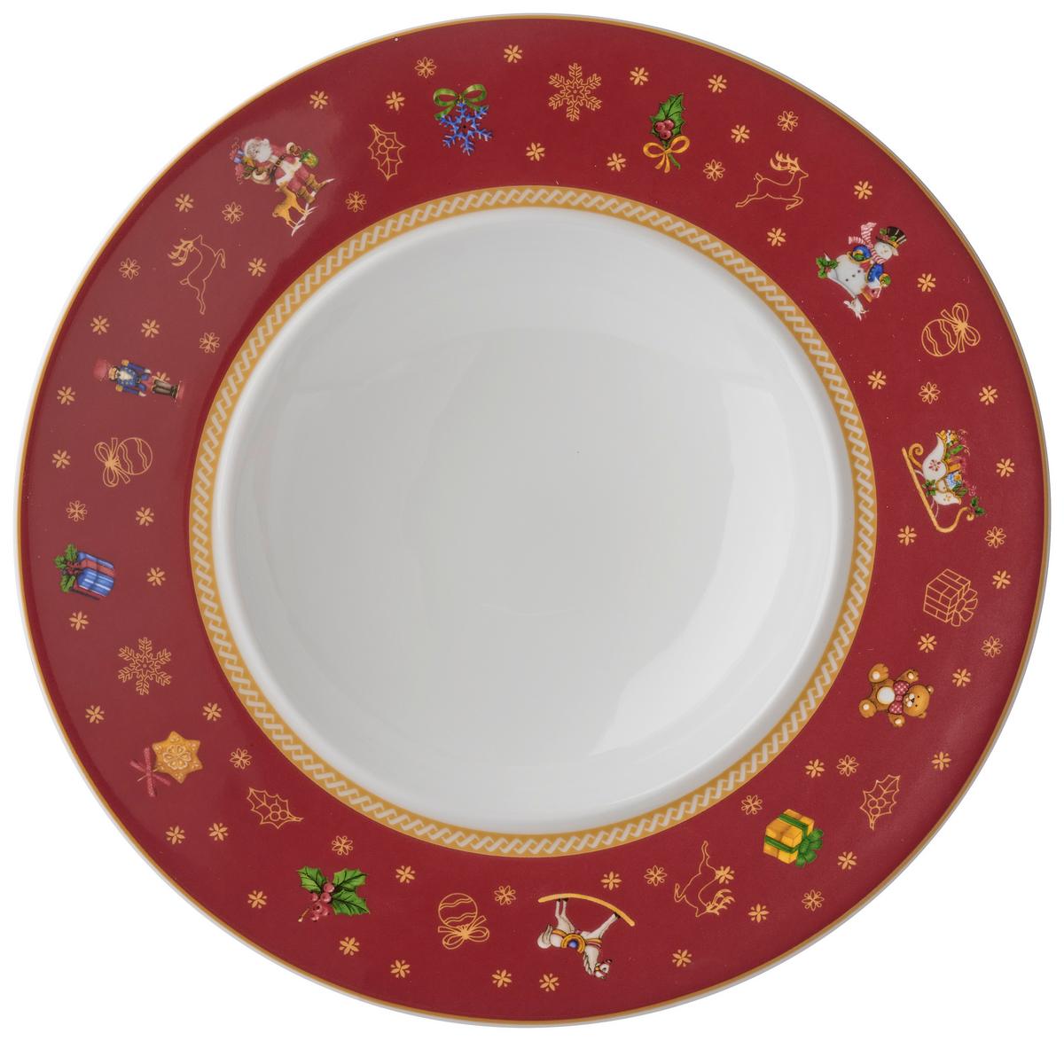 ZASTAWA STOŁOWA CHRISTMAS TOYS - czerwony, Konventionell, ceramika - X-Mas