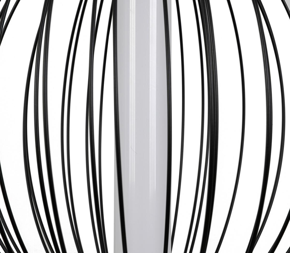 LED-Hängeleuchte Kalti Schwarz max. 24 Watt - Schwarz, MODERN, Kunststoff/Metall (40/145cm) - Mömax