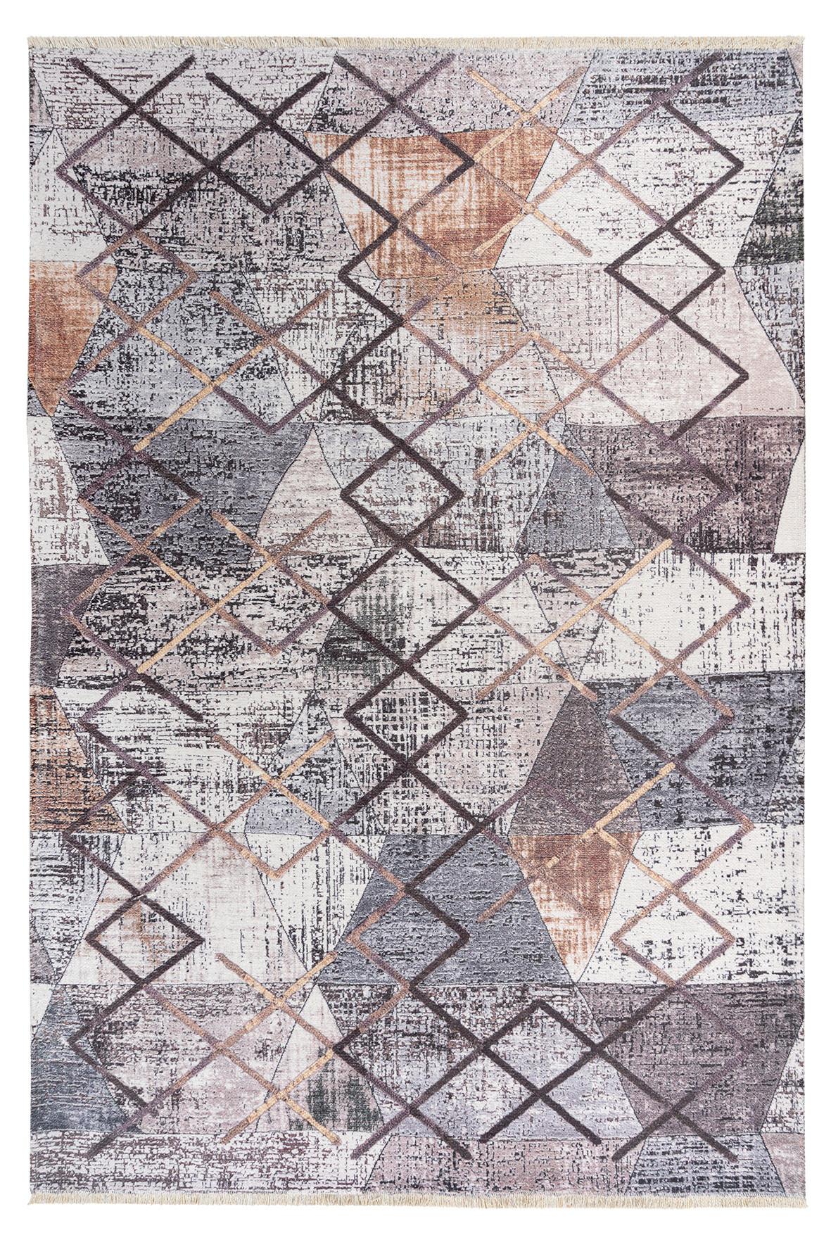 Flachwebeteppich My Valencia Multicolor ca. 200x290cm - Multicolor, Design, Textil (200/290cm) - Obsession
