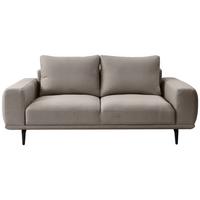 Canapea cu 2 lcouri SELENE - maro deschis, Modern, textil (202/89/115cm) - MID.YOU