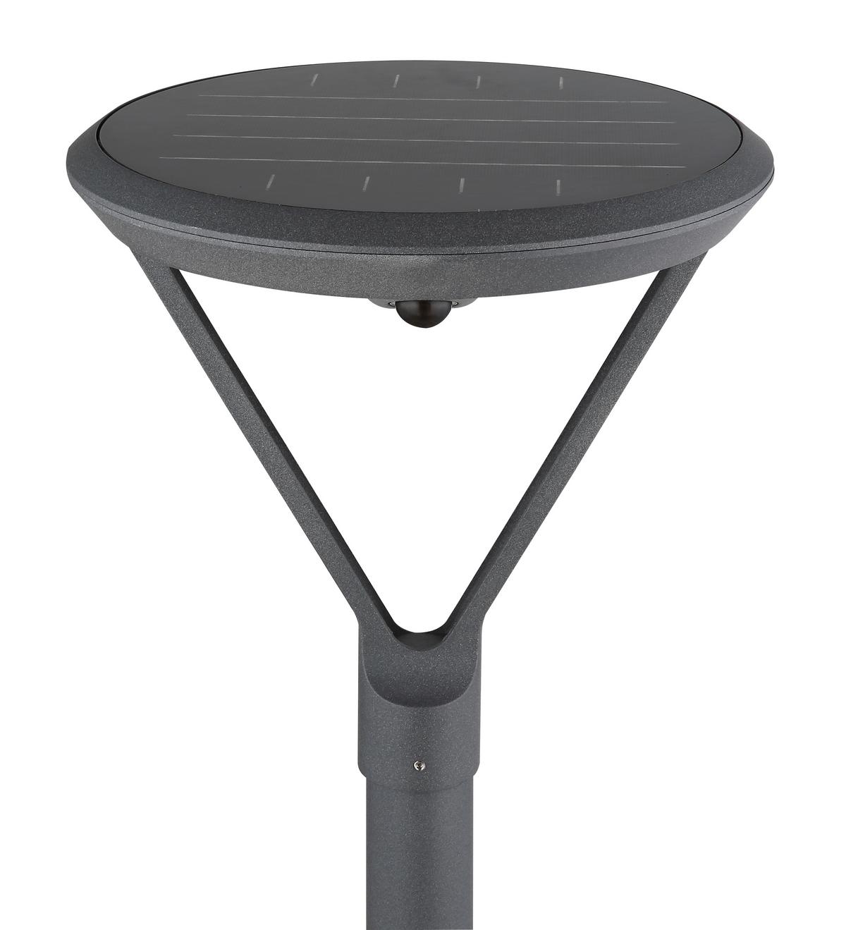 Solarleuchte 36910  Solar - Klar/Silberfarben, Design, Glas/Kunststoff (31/204,7cm) - Globo