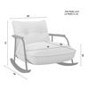 GUNGFÅTÖLJ INES - beige/svart, Modern, metall/trä (89/77/94cm) - Bessagi Home