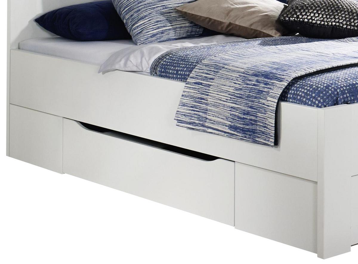 ŁÓŻKO ZE SCHOWKAMI ISOTTA - biały, Konventionell, materiał drewnopochodny (180/200cm) - Rauch Möbel