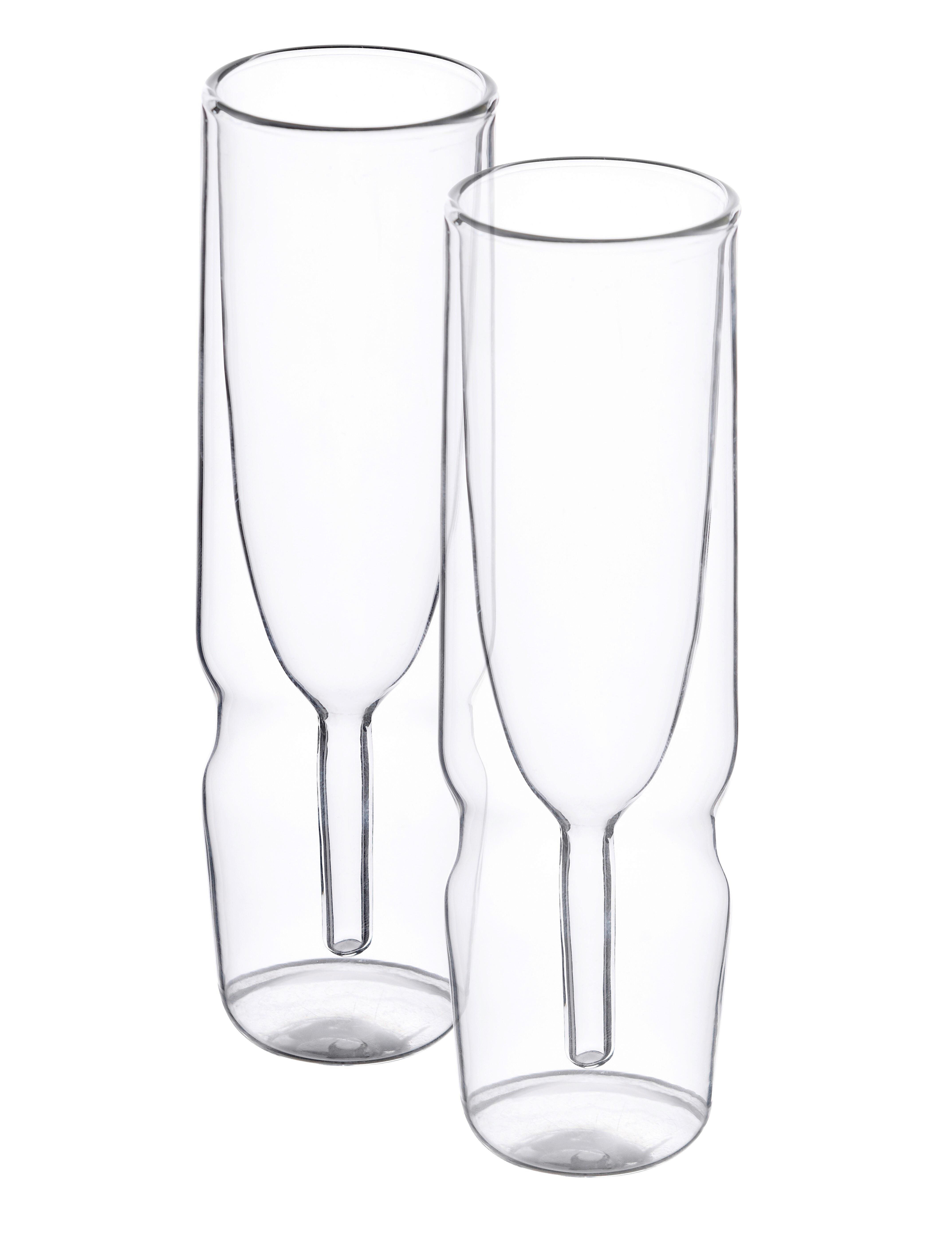 Pahar de vin spumant Fusion - străveziu, Modern, sticlă - Premium Living