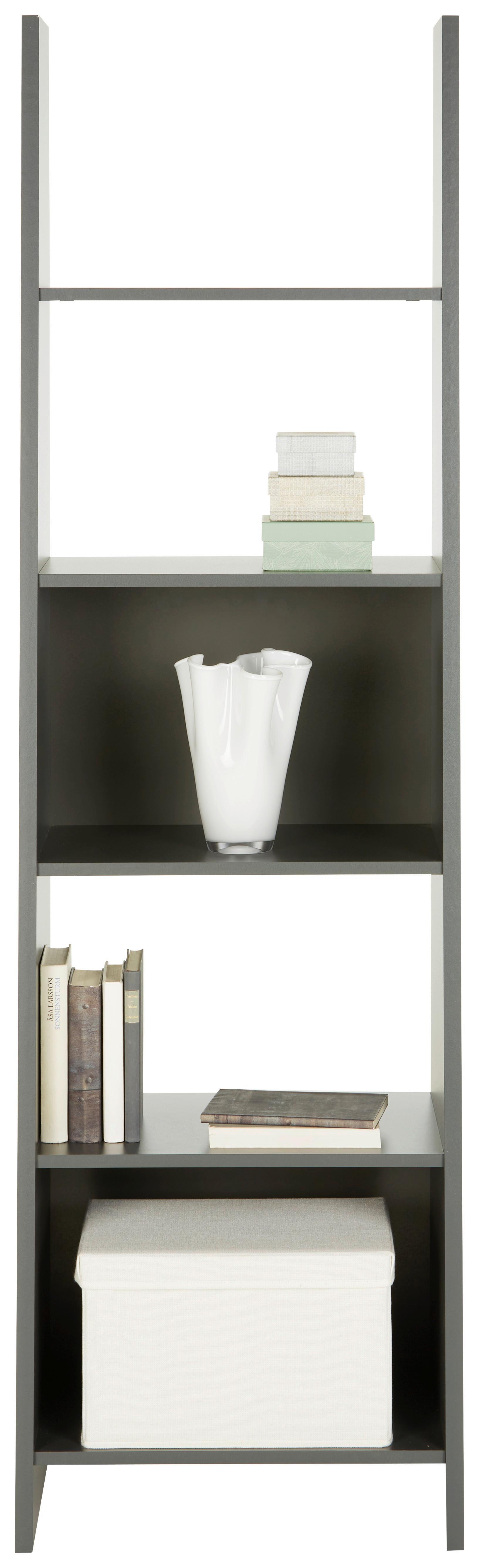 Regal in Anthrazit - Anthrazit, MODERN, Holzwerkstoff (54/186/38cm) - Mömax