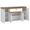 SIDEBOARD KIRO - svart, Modern, metall/trämaterial (160/86/42cm) - Mömax