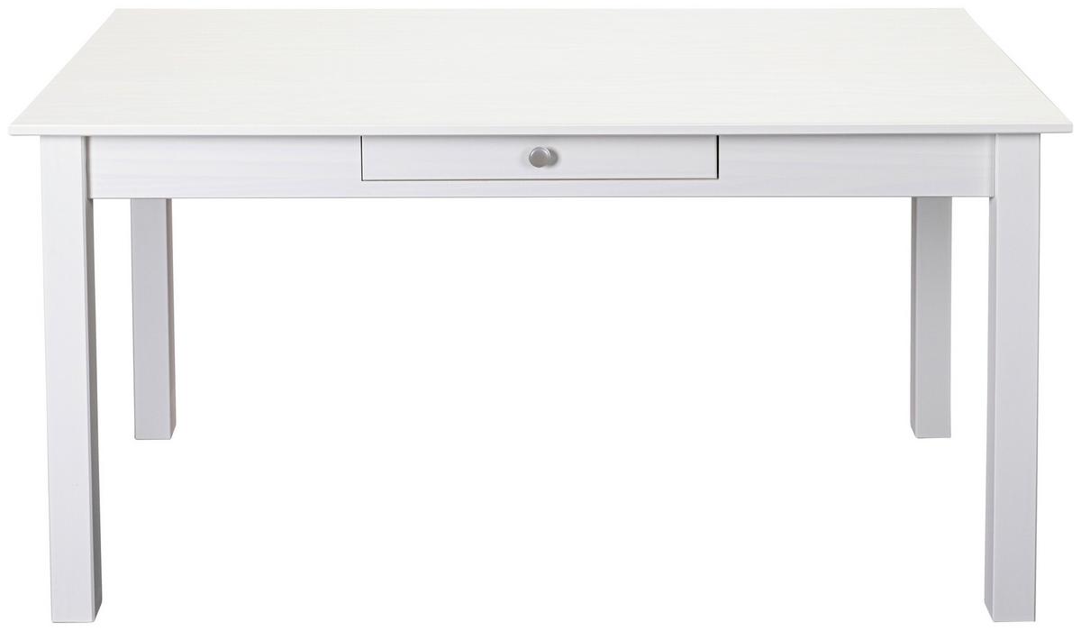 Esstisch Chilly Home ca. 145x76x80 cm Weiß - Weiß, KONVENTIONELL, Holz (145/80/76cm) - MID.YOU