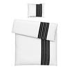 Bettwäsche Stripes in Weiss/Schwarz ca. 160x210cm - Weiss, Modern, Textil (160/210cm) - Modern Living