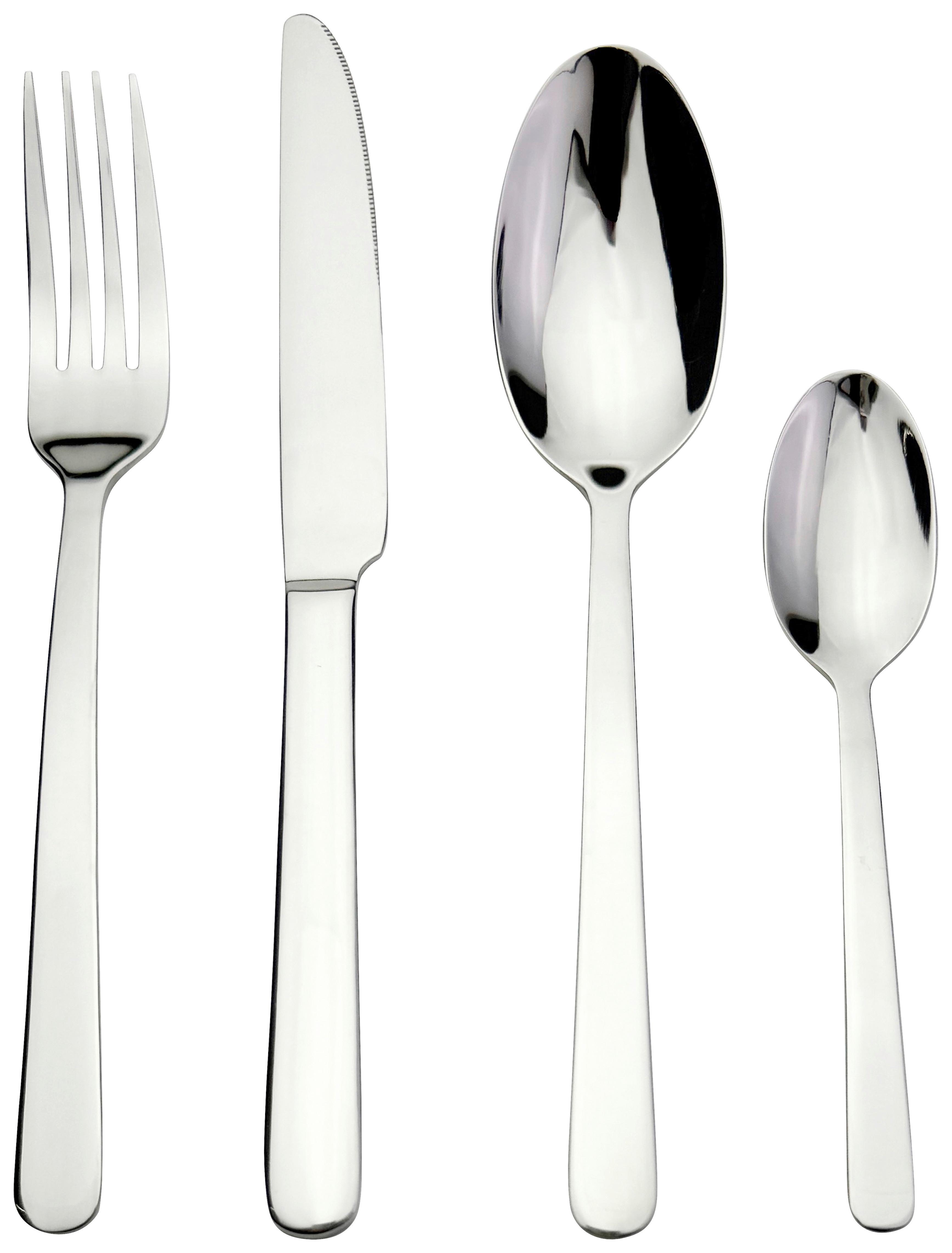 Set de tacâmuri 24/1 Regis - argintiu, Konventionell, metal (15/5/26.5cm) - Based