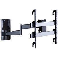 TV-Wandhalter WS 300 ca. 65x48 cm Schwarz - Schwarz, KONVENTIONELL, Metall (65/48/67cm) - MID.YOU