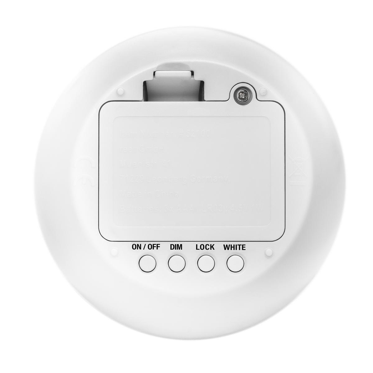 LAMPKA NOCNA DZIECIĘCA STARLINO - biały, Basics, tworzywo sztuczne (10,2/15,5/10,2cm) - Reer