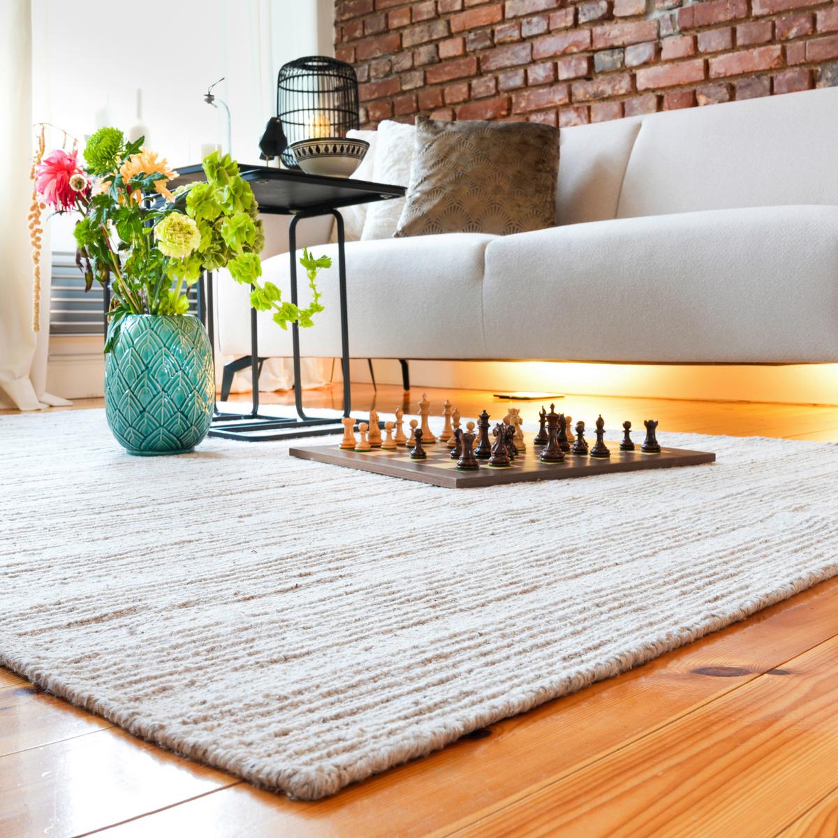 TAPIS TISSÉ À PLAT MY JARVEN 935 - crème, Basics, textile (200/290cm)