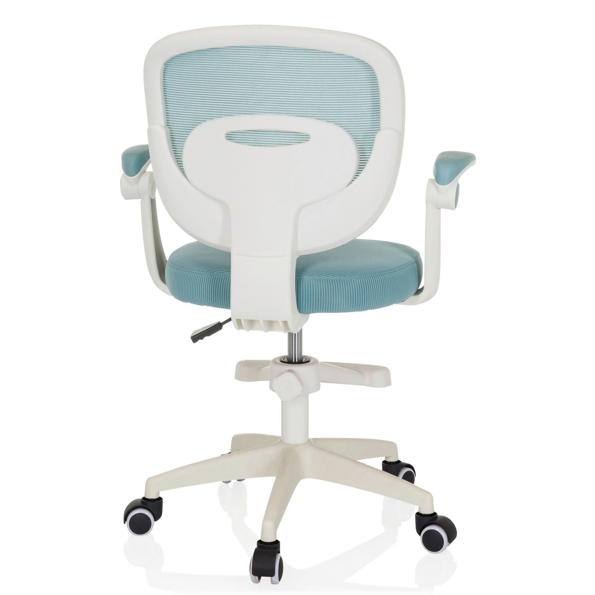 Mladisnki Vrtljivi Stol Kiddy Smart, Modra - bela, Moderno, umetna masa/tekstil (61/84-97/55cm) - MID.YOU