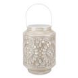 Laterna Sumati - bela/svetlo siva, Trendi, kovina (17/24cm) - Mömax modern living Laterna Sumati - bela/svetlo siva, Trendi, kovina (17/24cm) - Mömax modern living