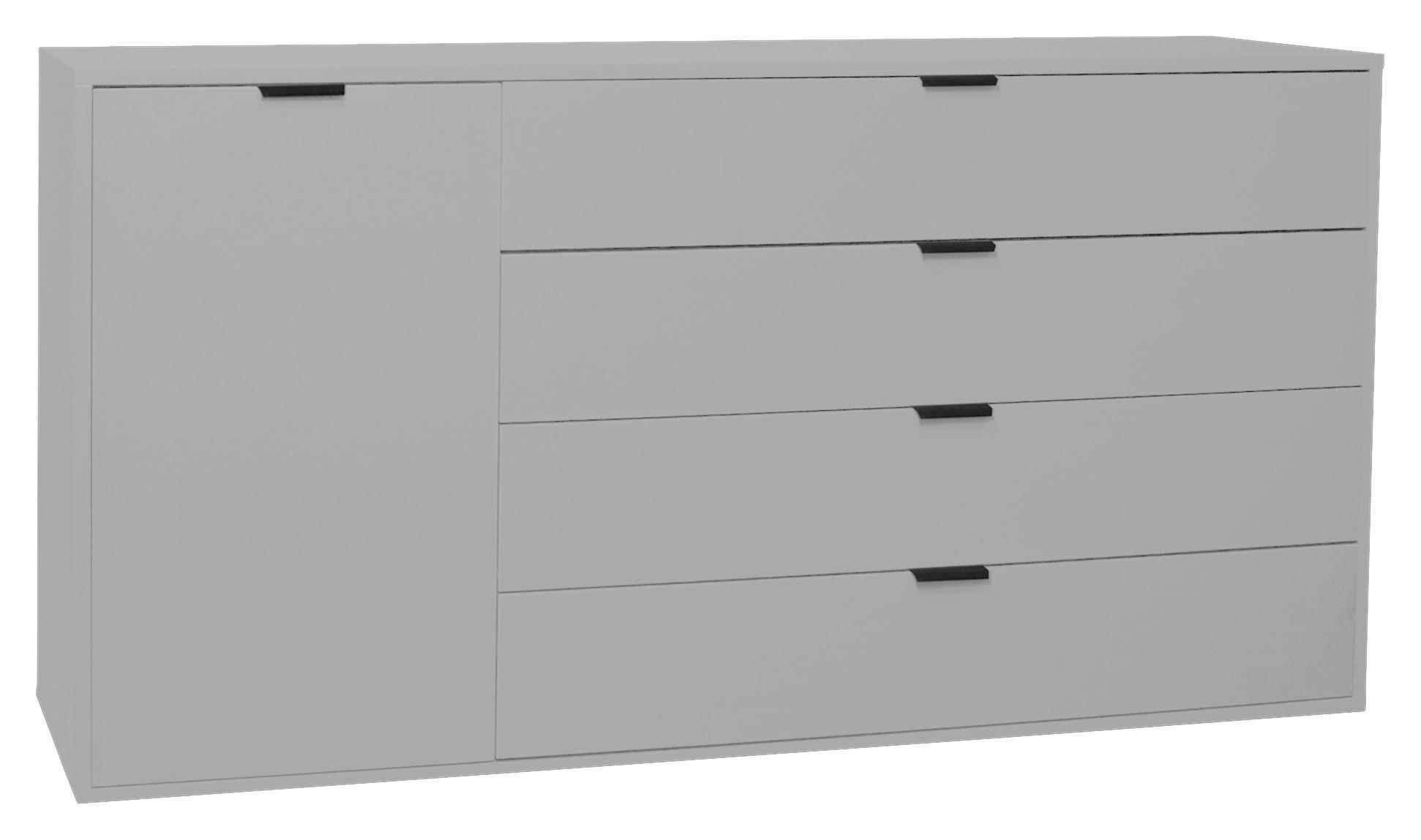 Sideboard in Grau - Grau, MODERN (168/87cm) - Premium Living