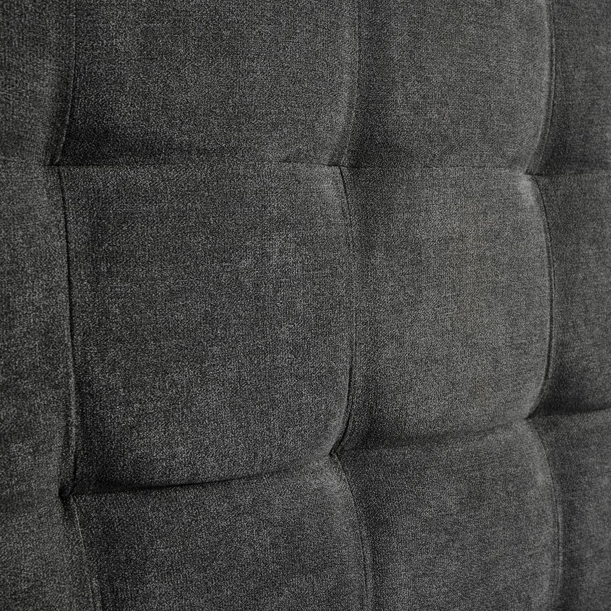 Polsterbett Cesaro ca. 180x200 cm Dunkelgrau - Dunkelgrau/Naturfarben, Modern, Holz/Textil (180/200cm) - Bessagi Home