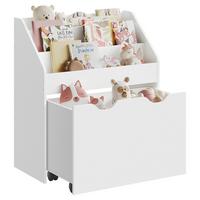 Kinderregal in Weiß, MDF ca. 62,5x70x29,5 cm - Weiß, MODERN, Holzwerkstoff (62,5/70/29,5cm) - MID.YOU