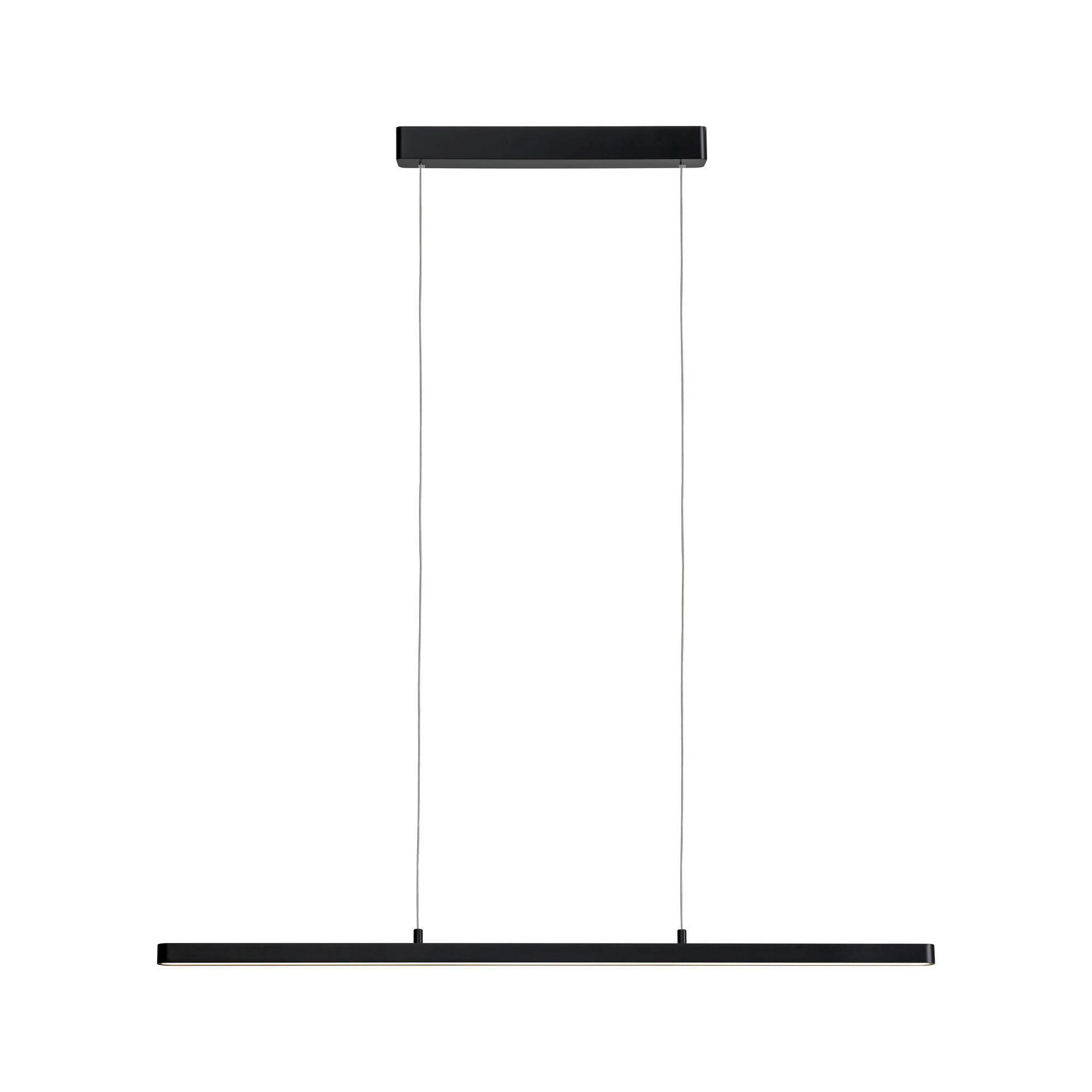 LAMPA WISZĄCA LED 79693 LENTO *MB* - czarny, Design, tworzywo sztuczne/metal (100/150cm) - Paulmann