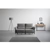 2-SITS SOFFA CAPE TOWN - mörkgrå/svart, Modern, metall/trä (200/98/93cm) - Mömax