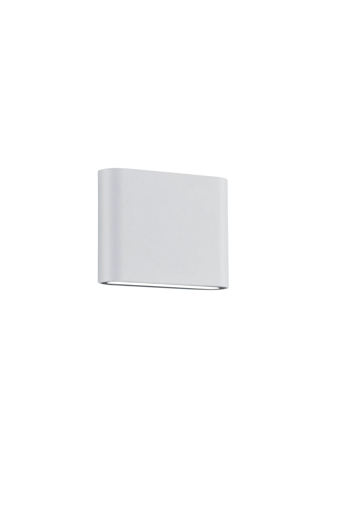 Außenwandleuchte Thames II in Weiß max. 2,5 Watt - Weiß, Design, Metall (9/11,5/3,0cm) - Trio Leuchten