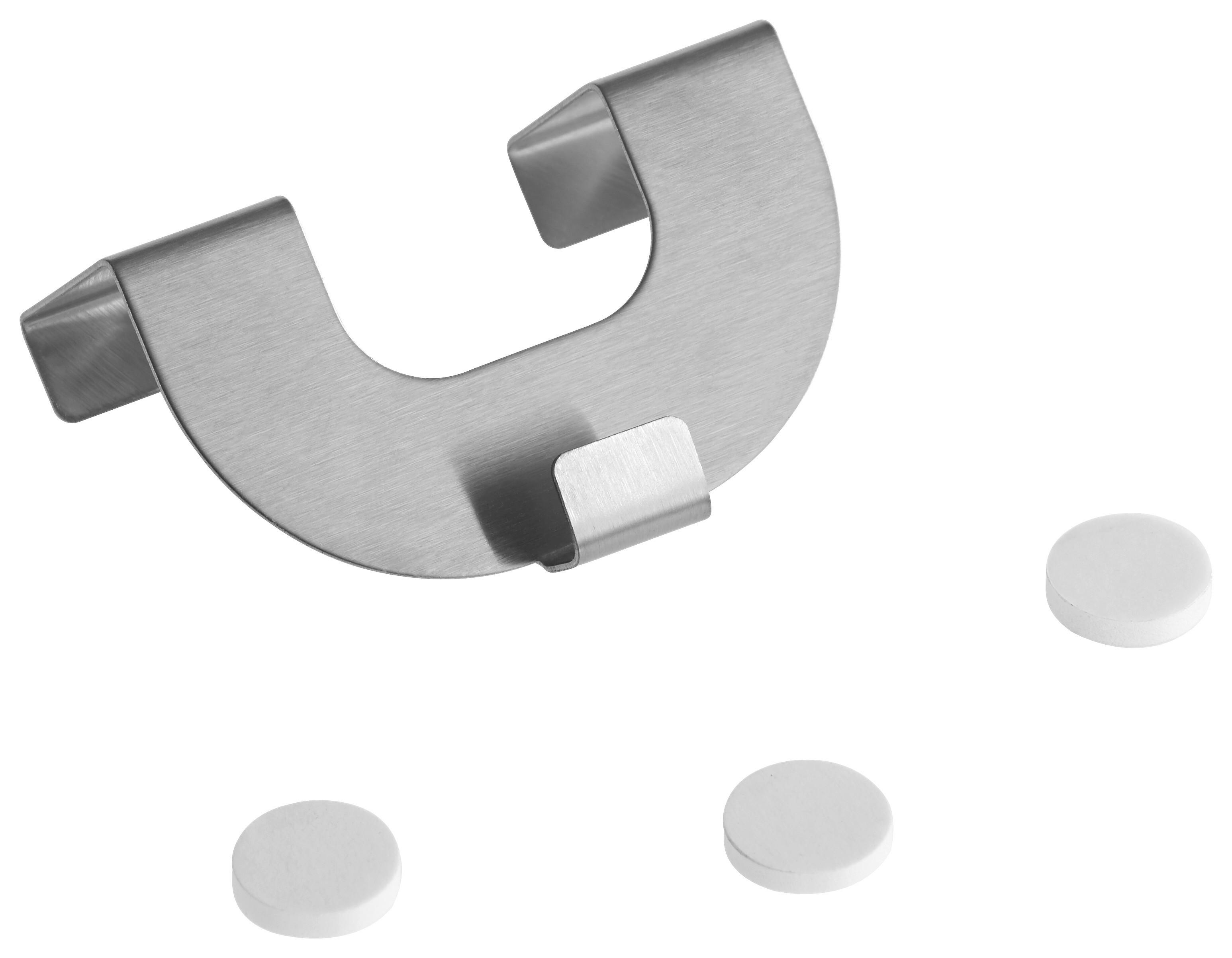 HACZYK DO ZASŁON U-HAKEN - kolor srebrny, Basics, metal (7,5/4/2,7cm) - Novel