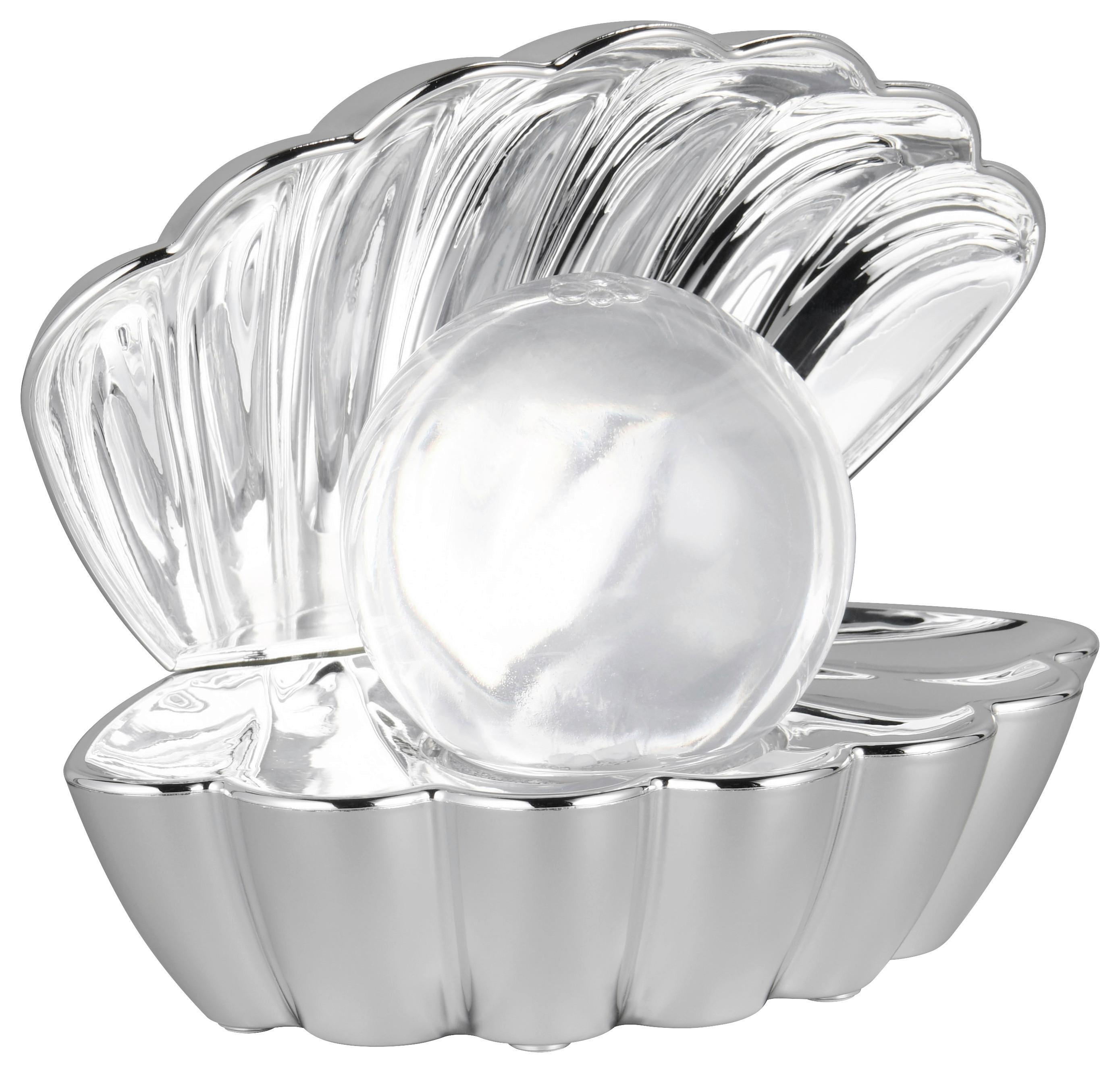 LED-DEKORATIONSLAMPA ALFRED - kromfärg, Modern, plast (17,5/12,5/14,5cm) - Mömax