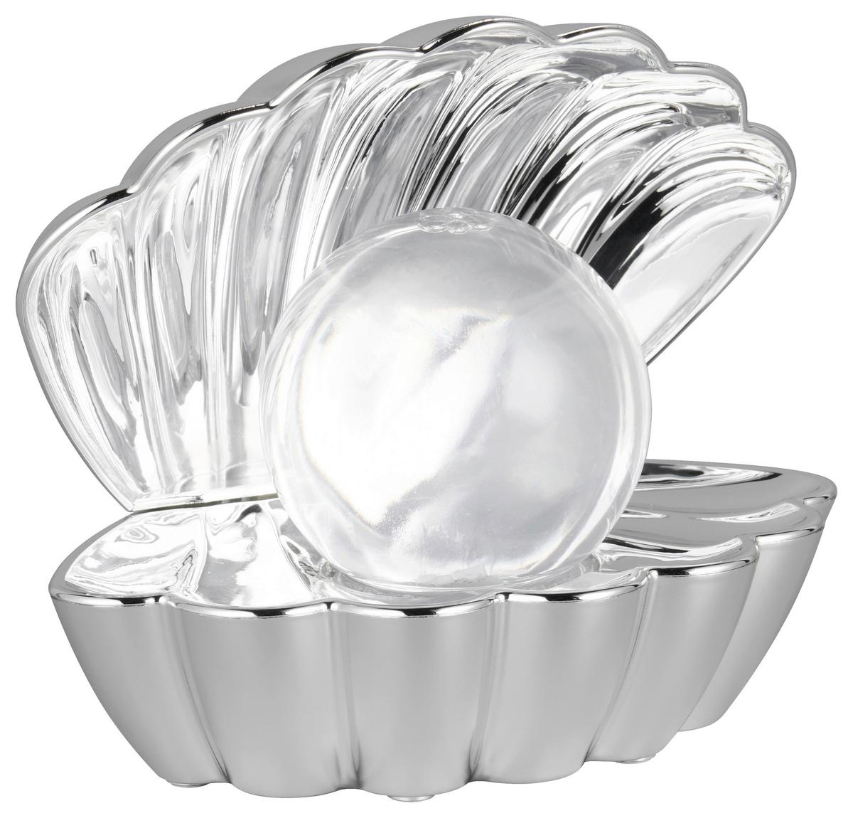 LED-Dekoleuchte Alfred Chromfarben max. 0,8 Watt - Chromfarben, Modern, Kunststoff (17,5/12,5/14,5cm) - Mömax