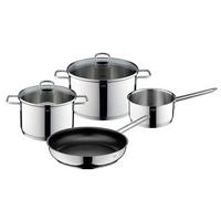 Kochtopfset Silit aus Edelstahl, 4-teilig - Glas/Metall - Silit